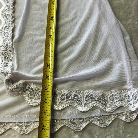 ABB Classic Pale Pink Lace & Sheer Netting Robe Size XL - Picture 14 of 15